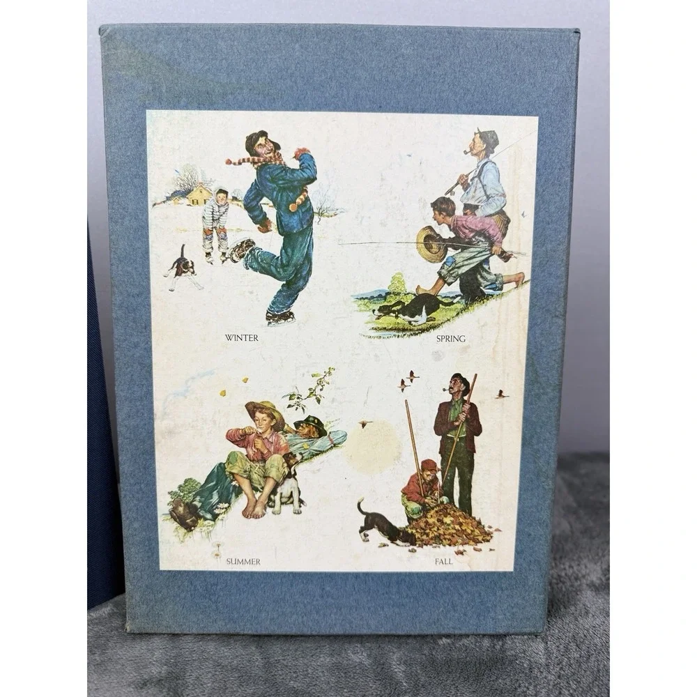 1970 Norman Rockwell Illustrator‎ Coffee Table Book with Sleeve